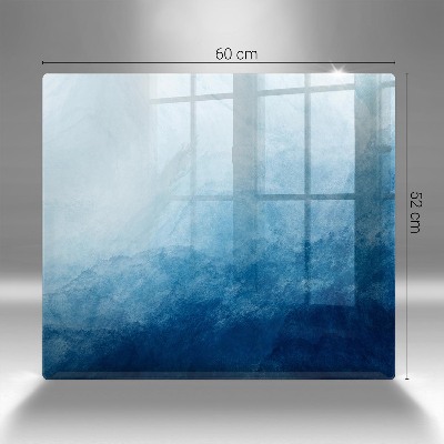 Glass candle plate decorative Abstract background