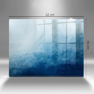 Glass candle plate decorative Abstract background