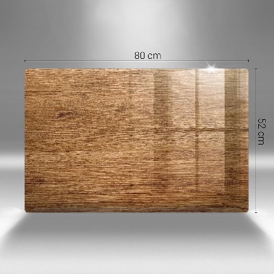 Glass candle plate decorative Wood plank texture