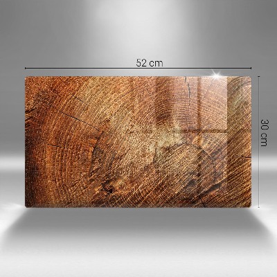 Grave candle coaster decorative Wood tree rings