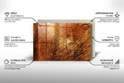 Grave candle coaster decorative Wood tree rings