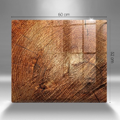 Grave candle coaster decorative Wood tree rings