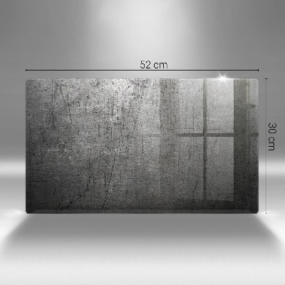 Glass candle plate decorative Metal texture