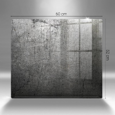 Glass candle plate decorative Metal texture