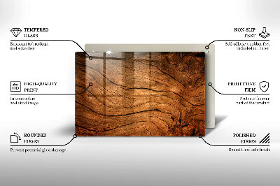 Grave candle coaster decorative Wood plank texture