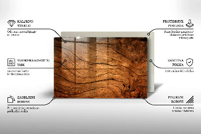 Grave candle coaster decorative Wood plank texture