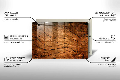 Grave candle coaster decorative Wood plank texture