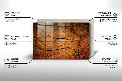Grave candle coaster decorative Wood plank texture