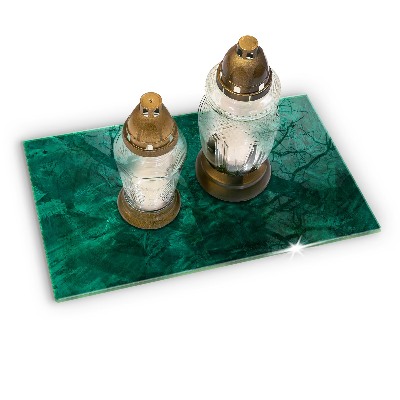 Glass candle plate decorative Stone background texture