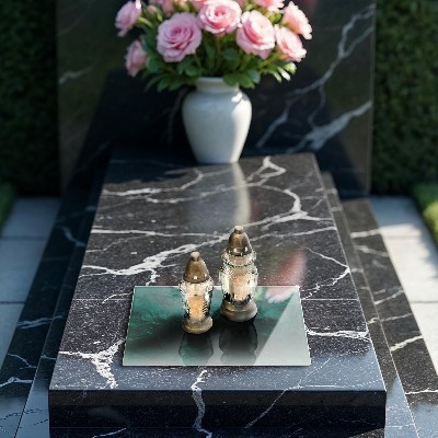 Glass candle plate decorative Stone background texture