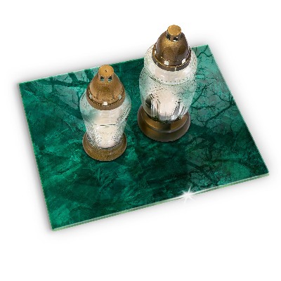 Glass candle plate decorative Stone background texture