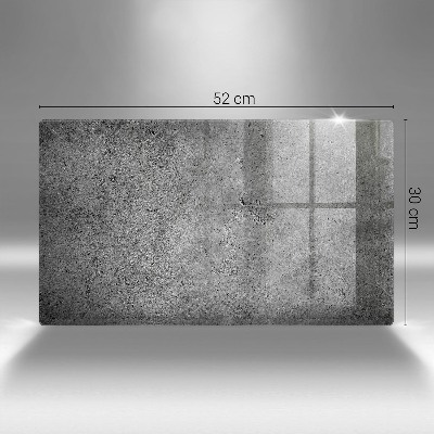 Glass candle plate decorative Concrete stone texture