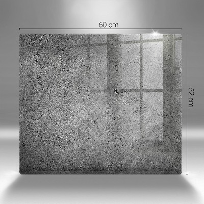 Glass candle plate decorative Concrete stone texture