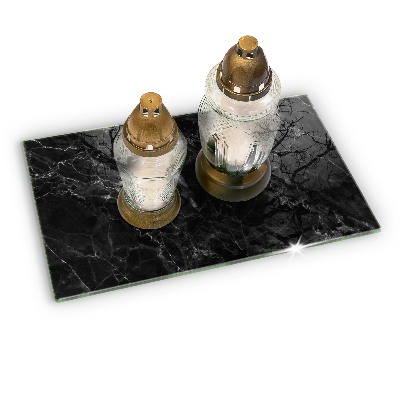 Grave candle coaster decorative Elegant marble