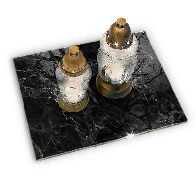 Grave candle coaster decorative Elegant marble