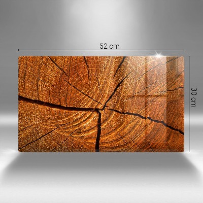Grave candle coaster decorative Wood trunk structure