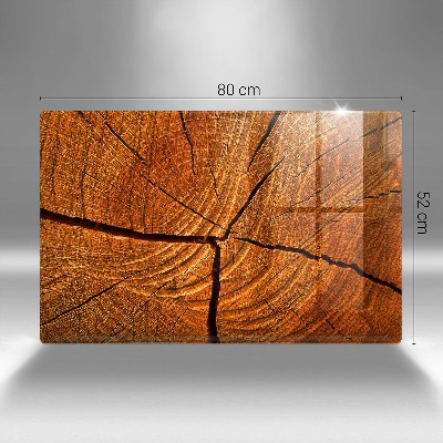 Grave candle coaster decorative Wood trunk structure