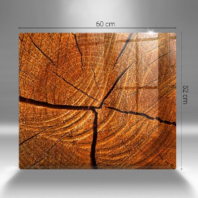 Grave candle coaster decorative Wood trunk structure