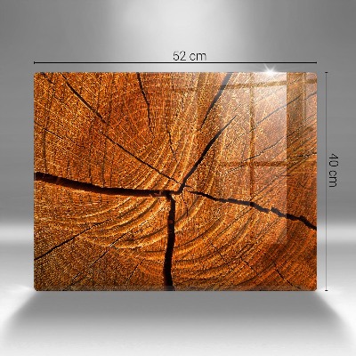 Grave candle coaster decorative Wood trunk structure