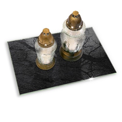 Grave candle coaster decorative Stone texture