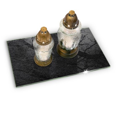 Grave candle coaster decorative Stone texture