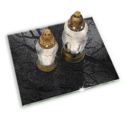 Grave candle coaster decorative Stone texture
