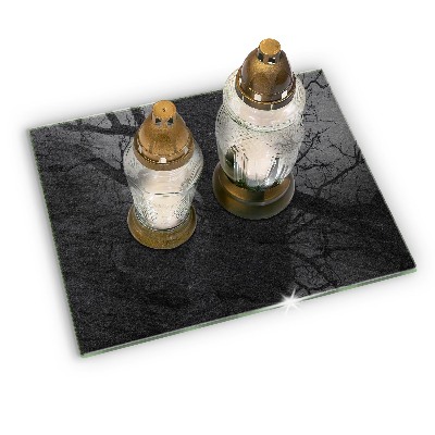 Grave candle coaster decorative Stone texture