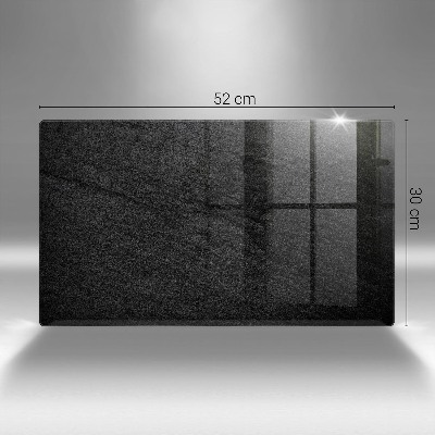 Glass candle plate decorative Rock texture