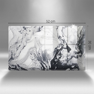 Grave candle coaster decorative Ink abstraction