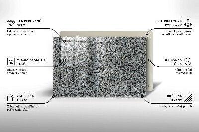 Glass candle plate decorative Stone texture