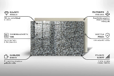 Glass candle plate decorative Stone texture