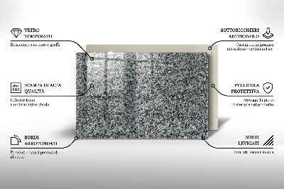 Glass candle plate decorative Stone texture