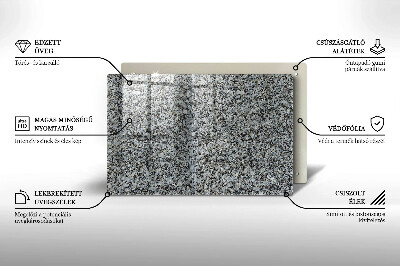 Glass candle plate decorative Stone texture