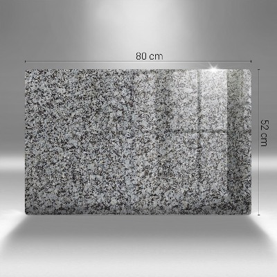 Glass candle plate decorative Stone texture