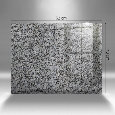Glass candle plate decorative Stone texture