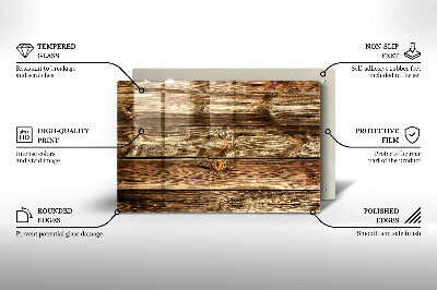 Grave candle coaster decorative Wood plank texture