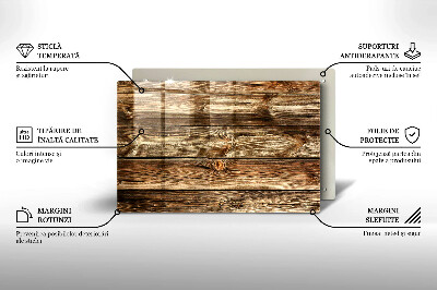 Grave candle coaster decorative Wood plank texture