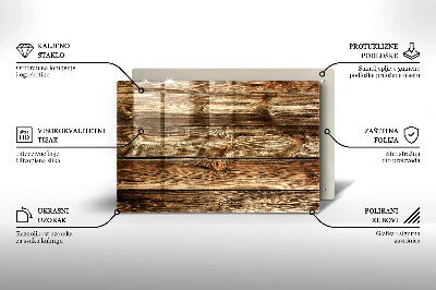 Grave candle coaster decorative Wood plank texture