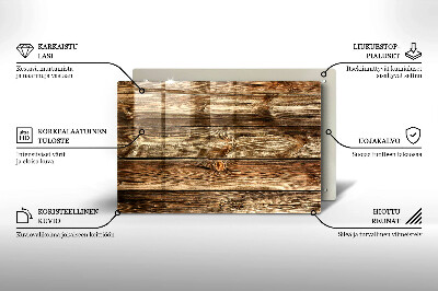 Grave candle coaster decorative Wood plank texture