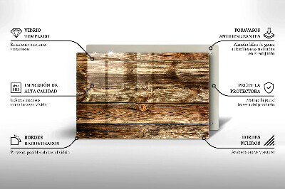 Grave candle coaster decorative Wood plank texture