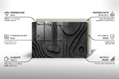 Grave candle coaster decorative 3D stone shapes