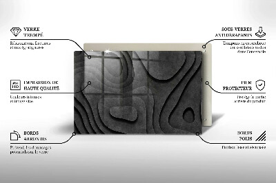 Grave candle coaster decorative 3D stone shapes