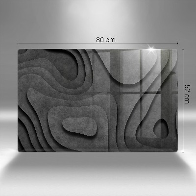 Grave candle coaster decorative 3D stone shapes