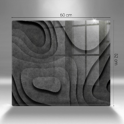 Grave candle coaster decorative 3D stone shapes
