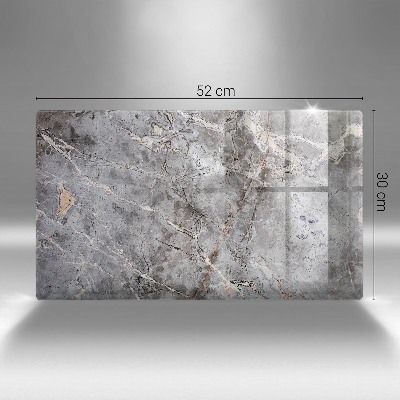 Glass candle plate decorative Stone texture
