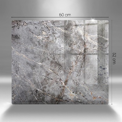 Glass candle plate decorative Stone texture