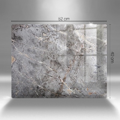 Glass candle plate decorative Stone texture