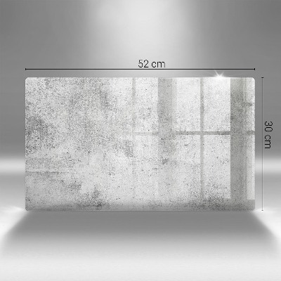 Glass candle plate decorative Concrete texture