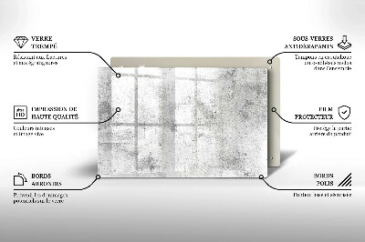 Glass candle plate decorative Concrete texture