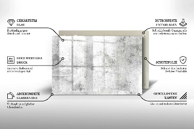 Glass candle plate decorative Concrete texture